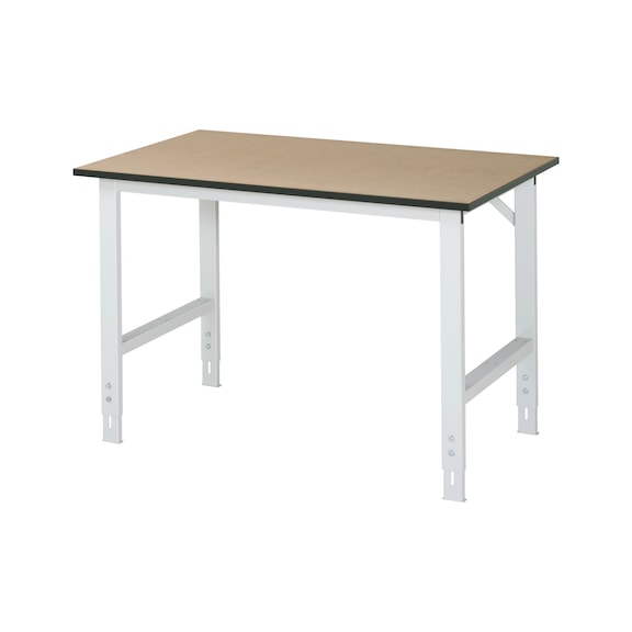 RAU work table Tom height-adjustable 1250x800x760-1080 mm MDF worktop - Work table (technical)