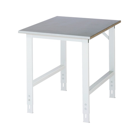 RAU Tom work table, height-adjustable 750x1000x760-1080 mm sheet steel top plate - Work table (technical)