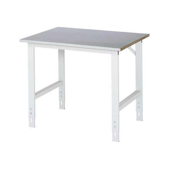 RAU Arbeitstisch Tom höhenverstellbar 1000x800x760-1080mm Stahlblechbelag-Platte - Arbeitstisch (technisch)