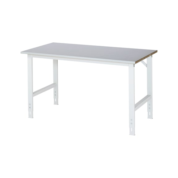 RAU work table Tom height-adjustable 1500x800x760-1080mm sheet steel top - Work table (technical)