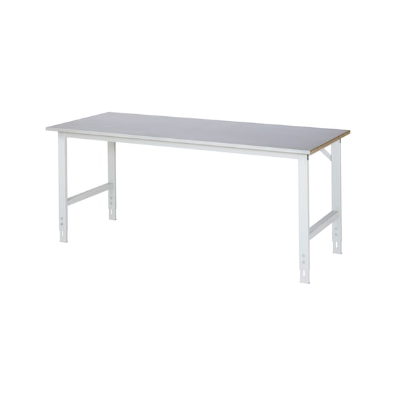 RAU work table Tom height-adjustable 2000x800x760-1080mm sheet steel top - Work table (technical)