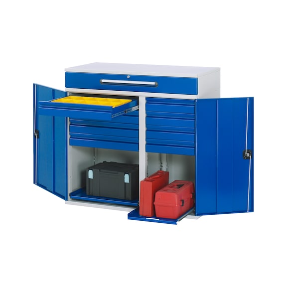 RAU Beistellschrank Stehpult 33T 1100x520x1060 mm |4 x Innenschubladen - Werkstattschrank