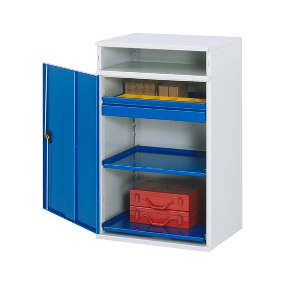 RAU Standing desk side cabinet 31 650x520x1060 mm 1 x internal drawer - Workshop cabinet