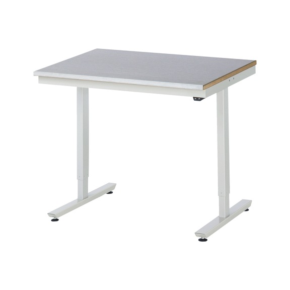 RAU Work table electrically height-adjustable 1000x800x720-1120 mm Stainless steel sheet - Work table (technical)
