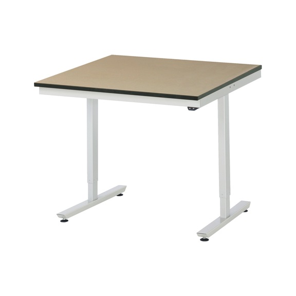 RAU Arbeitstisch elektrisch höhenverstellbar 1000x1000x720-1120 mm MDF Platte - Arbeitstisch (technisch)