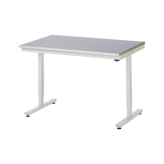 RAU Work table electrically height-adjustable 1250x800x720-1120 mm Sheet steel - Work table (technical)