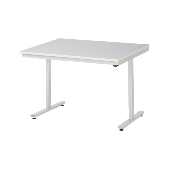 RAU work table electrically height-adjustable 1250x1000x720-1120 mm Melamine resin - Work table (technical)