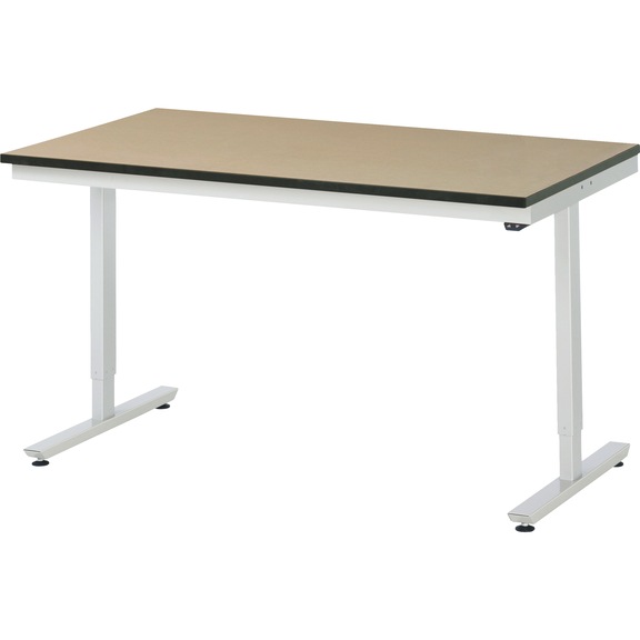 RAU worktable electrically height-adjustable 1500x800x720-1120 mm MDF top - Work table (technical)