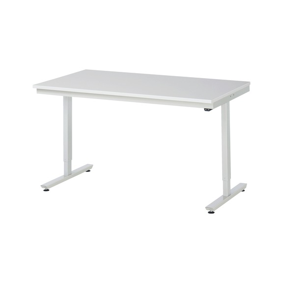RAU work table electrically height-adjustable 1500x800x720-1120 mm Melamine resin - Work table (technical)