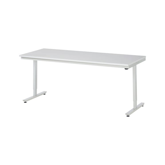RAU work table electrically height-adjustable 2000x800x720-1120 mm Melamine resin - Work table (technical)