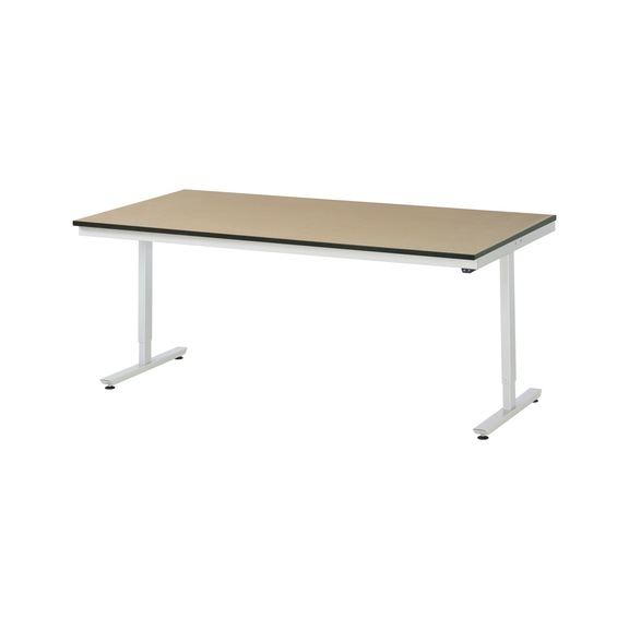 RAU work table electrically height-adjustable 2000x1000x720-1120 mm MDF board - Work table (technical)