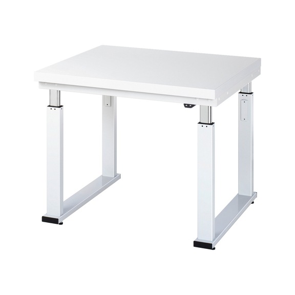 RAU Werkbank elektrisch höhenverstellbar 1000x900x740-1140 mm Platte 40 mm - Werkbank (System-Arbeitsplatz, Werkstatt, Sonstiges)