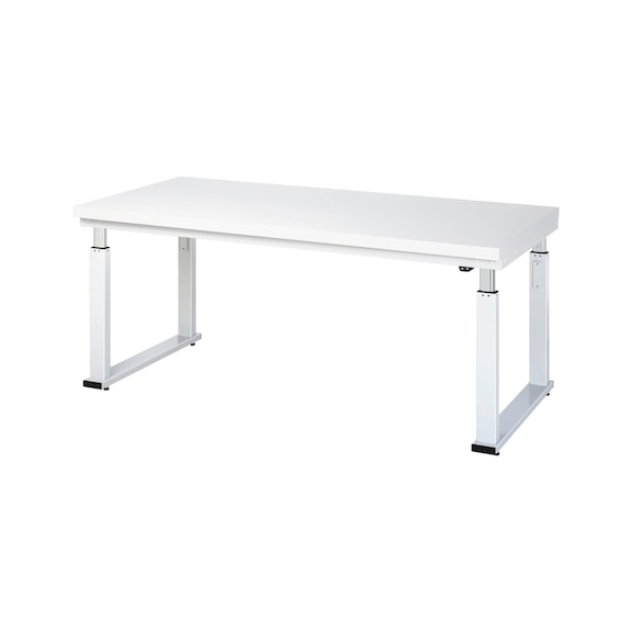 RAU Werkbank elektrisch höhenverstellbar 2000x900x740-1140 mm Platte 40 mm - Werkbank (System-Arbeitsplatz, Werkstatt, Sonstiges)