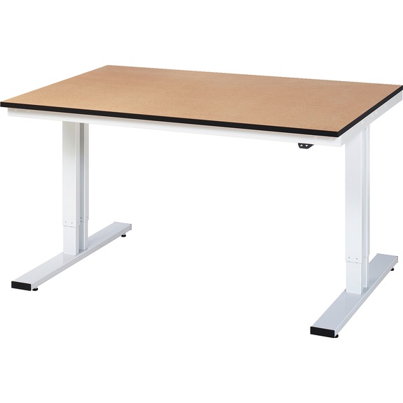 RAU Werktisch elektrisch höhenverstellbar 1500x1000x720-1120 mm Platte 22 mm - Werktisch