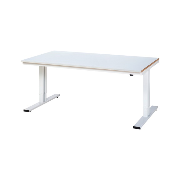 RAU Werktisch elektrisch höhenverstellbar 2000x1000x720-1120 mm Platte 28 mm - Werktisch