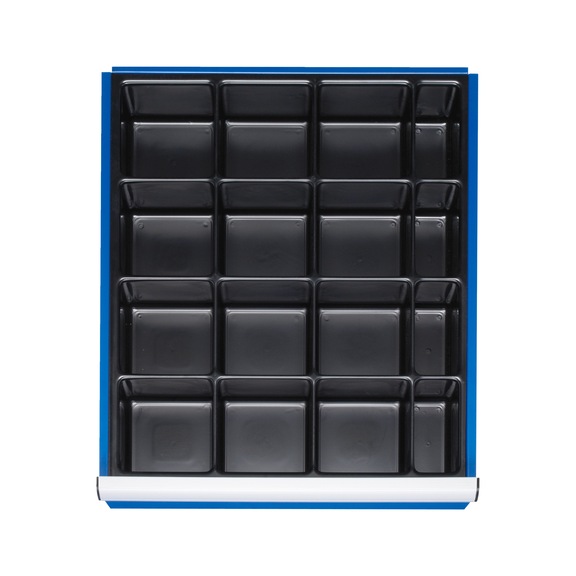 RAU Divider set for drawer size L for front height 60-90 mm for small parts - Organizational insert for drawer