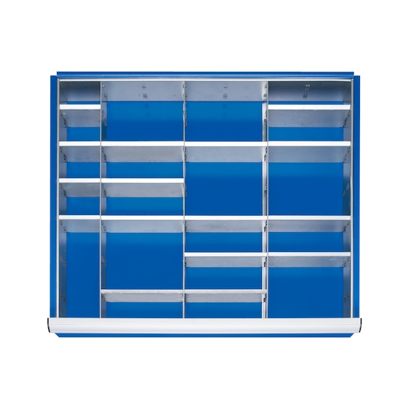 RAU divider set for drawer size XL for front height 120-150 mm 3 dividers - Organizational insert for drawer