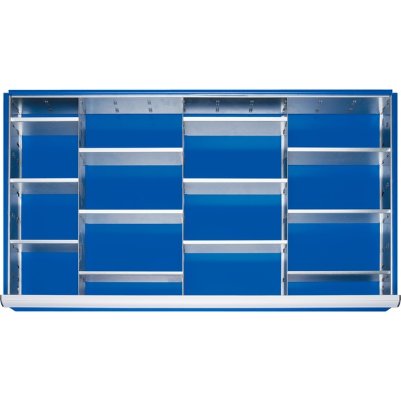 RAU divider set for drawer size XXL for front height 60-90 mm 3 dividers - Organizational insert for drawer