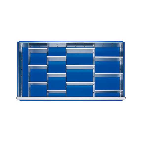 RAU Einteilungsset für Schubladen-Größe-XXL für Fronthöhe 180-360mm 4 Trennwände - Organisationseinsatz für Schublade