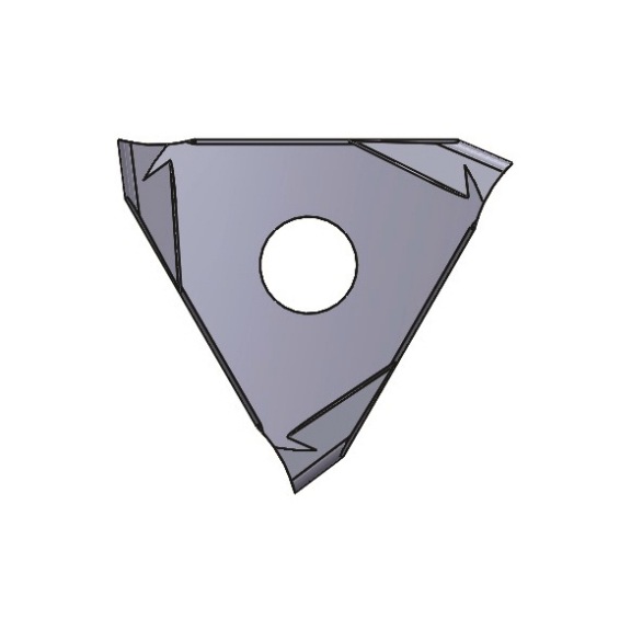 DED.0150.02/AL41F DÜMMEL, Einstechwendeplatte - Typ DED.01, Einstechwendeplatte