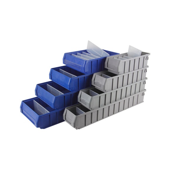 Thickened separated plastic parts box 400 * 117 * 90 - Parts box