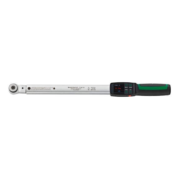 STAHLWILLE Torque angle wrench MANOSKOP 714R Measuring range 10-100Nm 96501010 - Angle and torque wrench MANOSKOP 714R