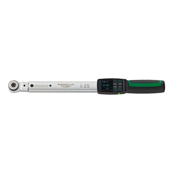 STAHLWILLE Torque angle wrench MANOSKOP 714R Measuring range 6-60Nm 96501006 - Angle and torque wrench MANOSKOP 714R