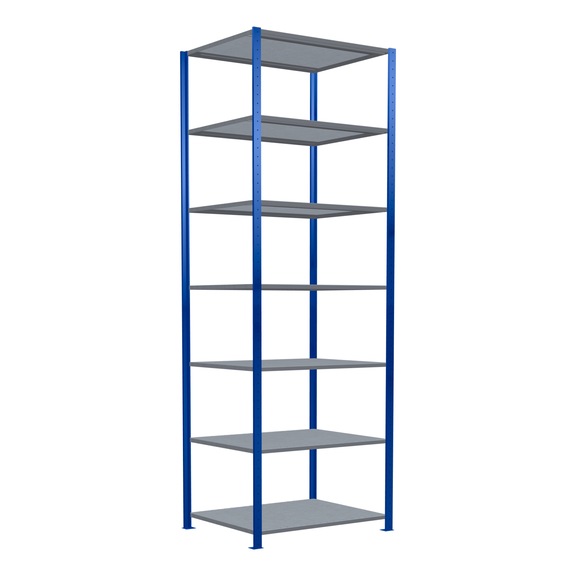 SCHULTE Grundregal Steck MULTIplus150 verzinkt/7 Böden 3000x1000x800 Nr. 12582-B - Regal (Werkstatt)