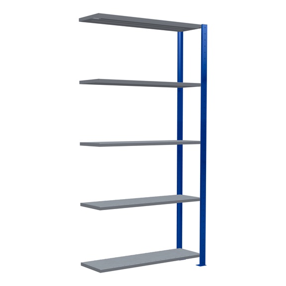 SCHULTE add-on shelving Steck MULTIplus150 galvanized/5 shelves 2000x1000x300 No. 12635-B - Shelving (workshop)
