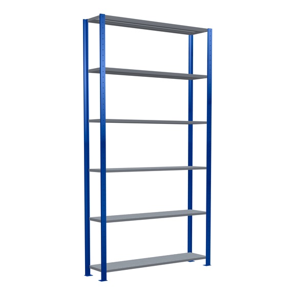 SCHULTE Basic shelving Steck MULTIplus150 /6 shelves 2500x1300x300 No. 12731-130-B - Shelving (workshop)