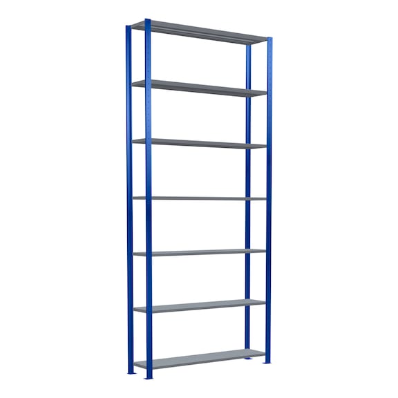 SCHULTE Basic shelving Steck MULTIplus150 /7 shelves 3000x1300x300 No. 12732-130-B - Shelving (workshop)