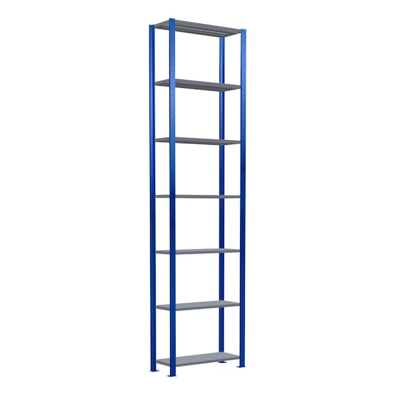 SCHULTE Basic shelving Steck MULTIplus150 /7 shelves 3000x750x300 No. 12732-75-B - Shelving (workshop)