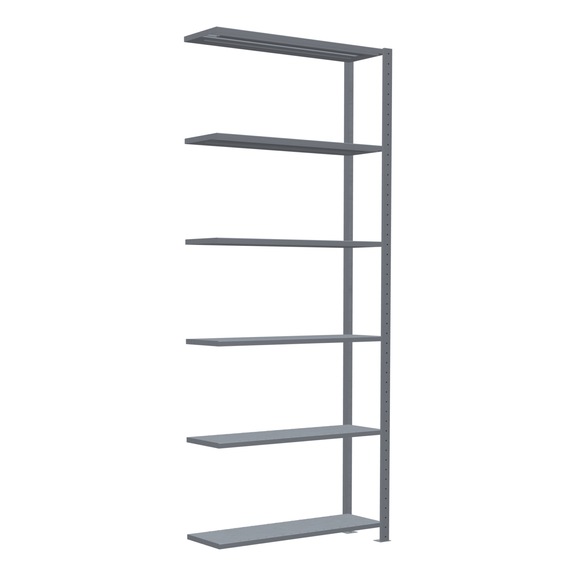 SCHULTE add-on shelf Steck MULTIplus150 galvanized 6 shelves 2500x1000x300 No. 12736 - Shelving (workshop)