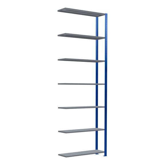 SCHULTE add-on shelving Steck MULTIplus150 galvanized/7 shelves 3000x1000x300 No. 12737-B - Shelving (workshop)