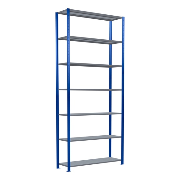 SCHULTE Basic shelving Steck MULTIplus150 /7 shelves 3000x1300x400 No. 12742-130-B - Shelving (workshop)