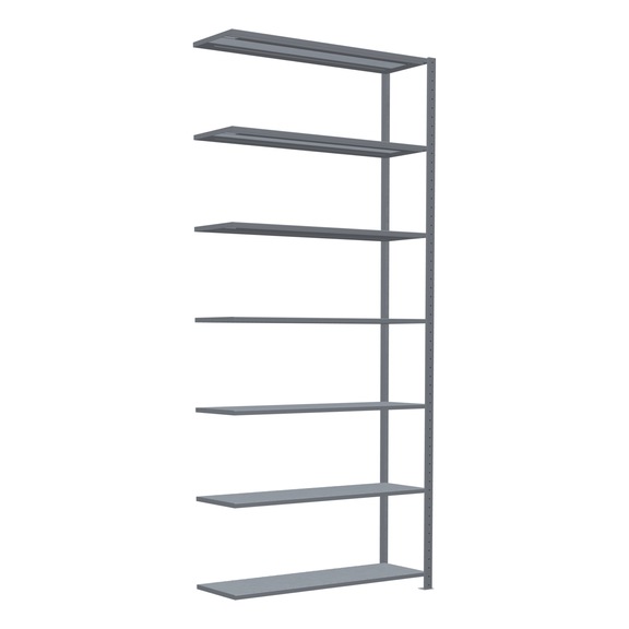 SCHULTE add-on shelving Steck MULTIplus150 7 shelves 3000x1300x400 No. 12747-130 - Shelving (workshop)