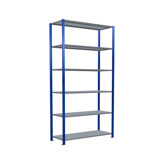 SCHULTE Basic shelving Steck MULTIplus150 /6 shelves 2500x1300x500 No. 12751-130-B - Shelving (workshop)