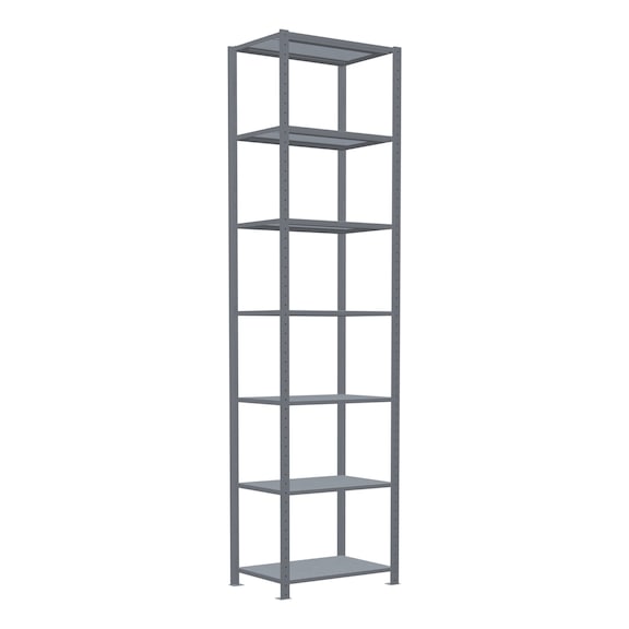 SCHULTE basic shelving Steck MULTIplus150 galvanized 7 shelves 3000x750x500 No. 12752-75 - Shelving (workshop)