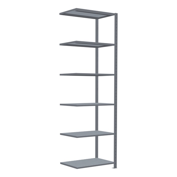 SCHULTE Anbauregal Steck MULTIplus150 verzinkt 6 Böden 2500x750x500 Nr. 12756-75 - Regal (Werkstatt)