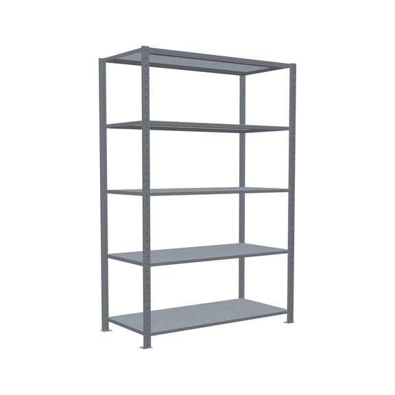SCHULTE basic shelving Steck MULTIplus150 5 shelves 2000x1300x600 No. 12760-130 - Shelving (workshop)