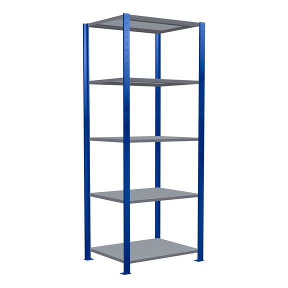 SCHULTE Basic shelving Steck MULTIplus150 /5 shelves 2000x750x600 No. 12760-75-B - Shelving (workshop)