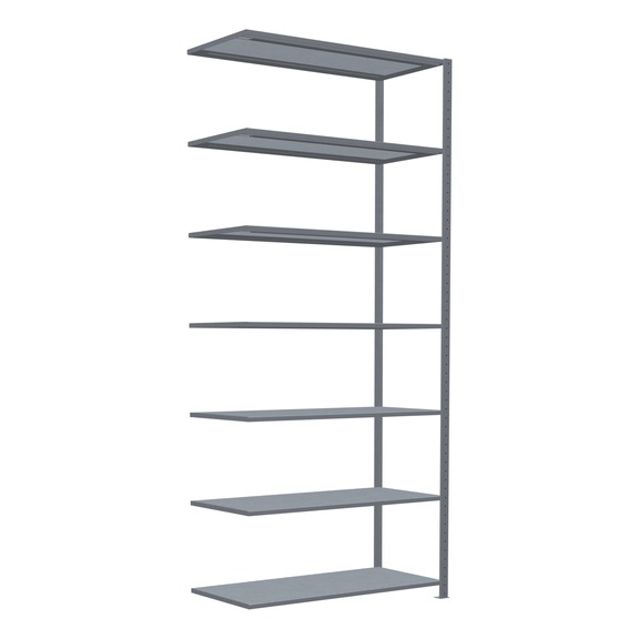 SCHULTE add-on shelving Steck MULTIplus150 7 shelves 3000x1300x600 No. 12767-130 - Shelving (workshop)