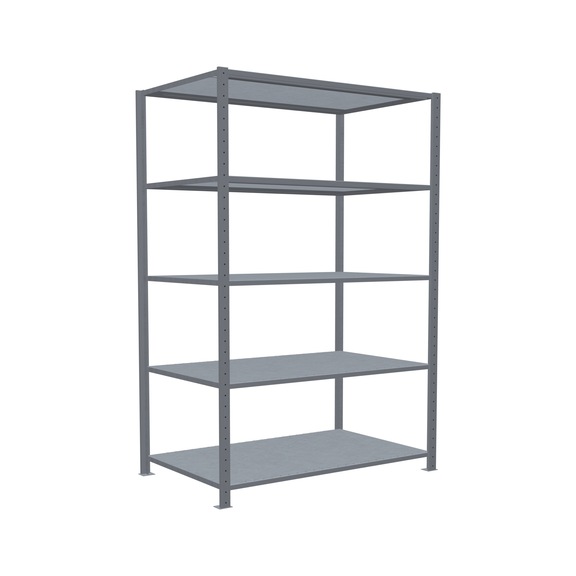 SCHULTE Basic shelving Steck MULTIplus150 5 shelves 2000x1300x800 No. 12780-130 - Shelving (workshop)