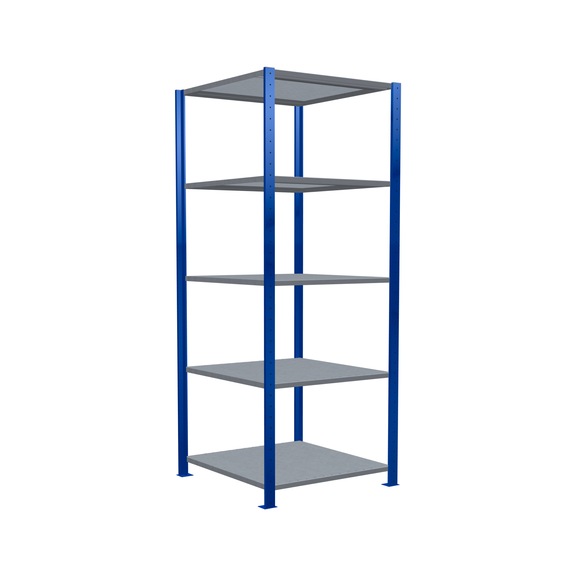 SCHULTE Basic shelving Steck MULTIplus150 /5 shelves 2000x750x800 No. 12780-75-B - Shelving (workshop)