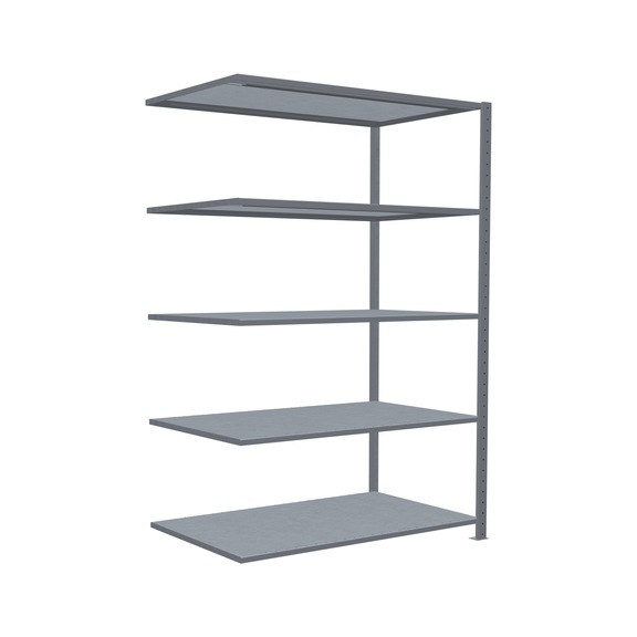 SCHULTE add-on shelving Steck MULTIplus150 5 shelves 2000x1300x800 No. 12785-130 - Shelving (workshop)