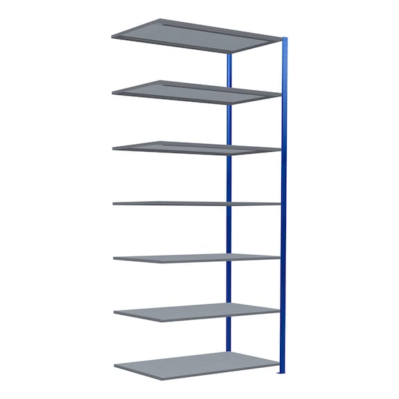 SCHULTE add-on shelving Steck MULTIplus150 /7 shelves 3000x1300x800 No. 12787-130-B - Shelving (workshop)