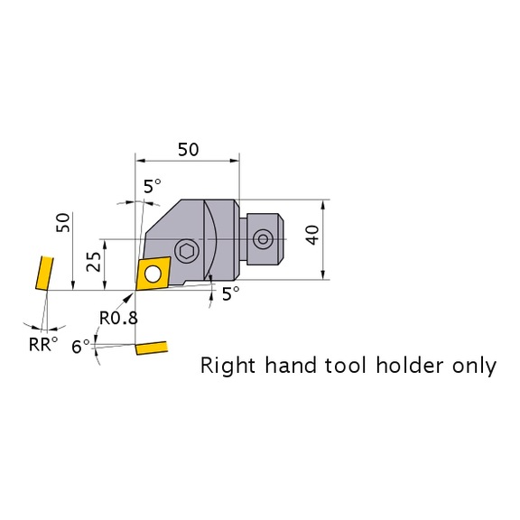 DPCL140R MITSUBISHI, Innendrehhalter - DPCL, Innendrehhalter, Bohrstange