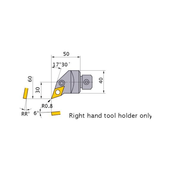 DPDH140R MITSUBISHI, Innendrehhalter - DPDH, Innendrehhalter, Bohrstange