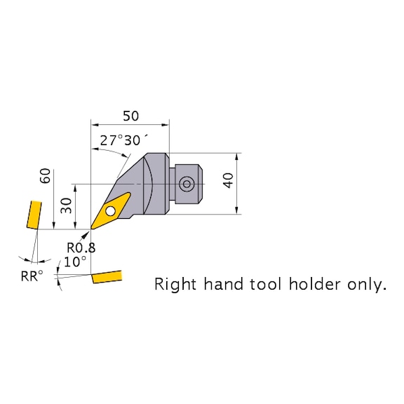 DPVP140R MITSUBISHI, Innendrehhalter - DPVP, Innendrehhalter, Bohrstange