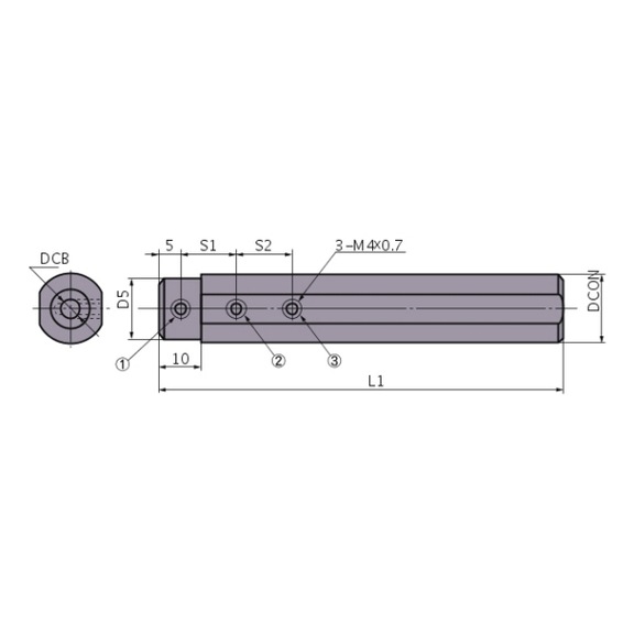 RBH1620N MITSUBISHI, Innendrehhalter - RBH, Innendrehhalter, Kleinteilefertigung